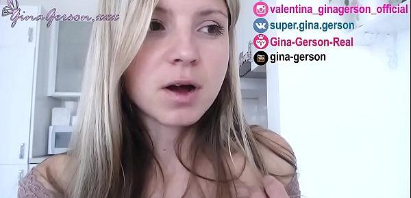  Gina Gerson , homevideo, interview, for fans, answer questions part 3, pornstar